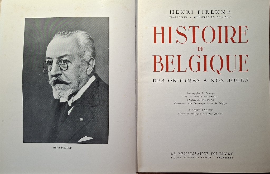 Histoire de la Belgique (Henri Pirenne), Livres, Comme neuf, Henri Pirenne, Enlèvement, 20e siècle ou après