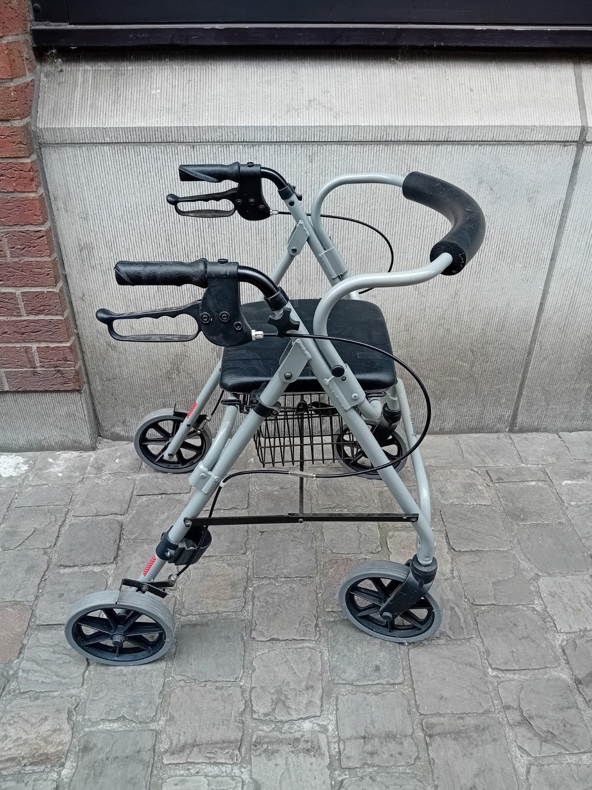 Rollator met 4 wielen, opvouwbaar aluminium, Diversen, Ophalen, Opvouwbaar