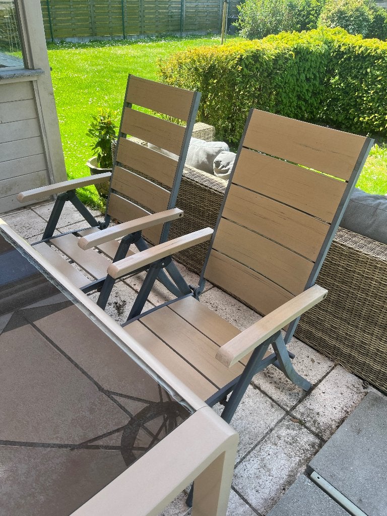 Tuinstoelen, Ophalen, Gebruikt
