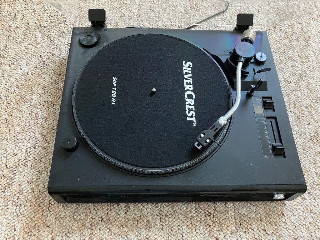 Silvercrest platenspeler met USB/SD opname, Audio, Tv en Foto, Overige merken, Gebruikt, Pitch-regelaar, Ophalen of Verzenden