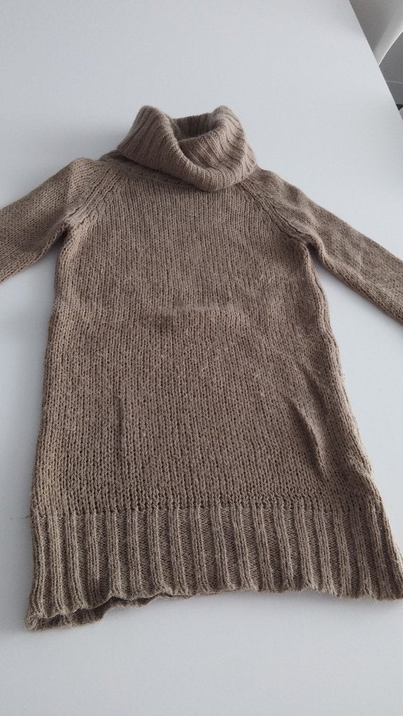 Pull à col roulé marron de la marque ZARA S, en parfait état, Enlèvement ou Envoi, Comme neuf, Brun, Zara