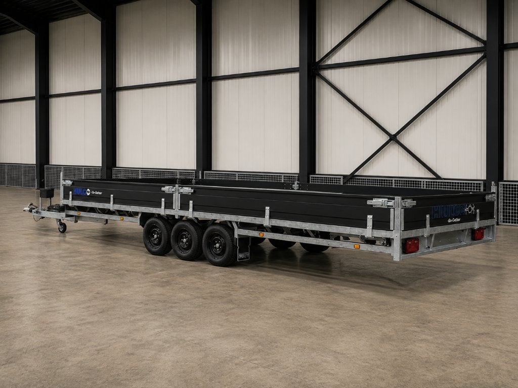 hulco medax 3 plateau 611x223 3500kg go getter (actie prijs), Auto diversen, Ophalen, Nieuw