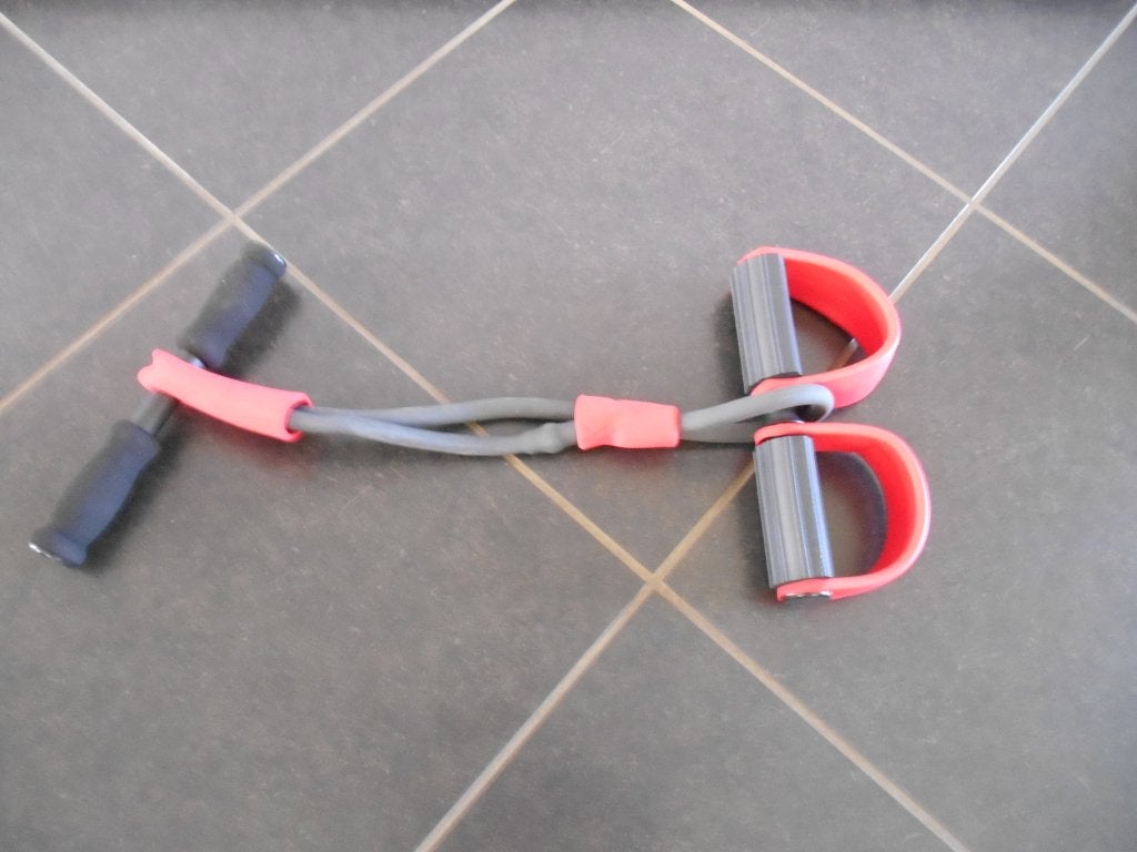 elastische buikspiertrainer, Sport en Fitness, Ophalen of Verzenden, Zo goed als nieuw