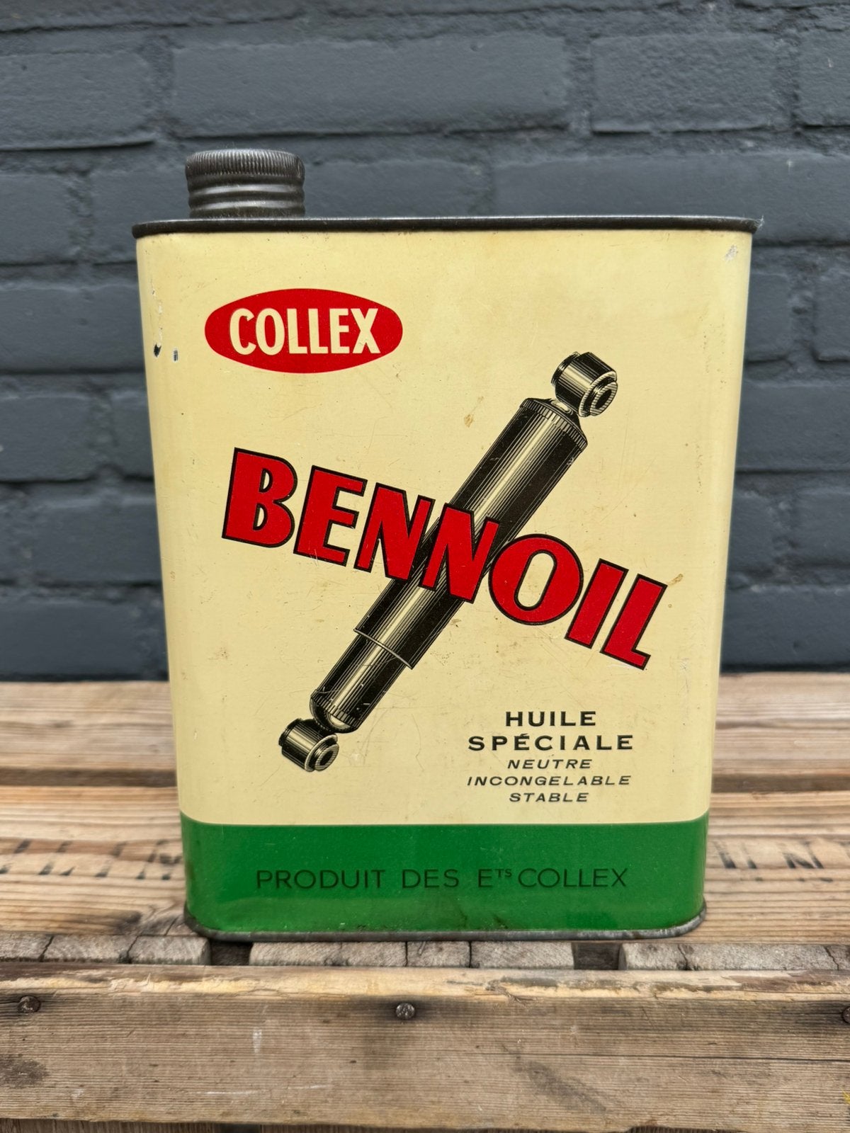 Bidon d'huile rare BENNOIL pour garage, Emballage, Enlèvement ou Envoi, ., Utilisé