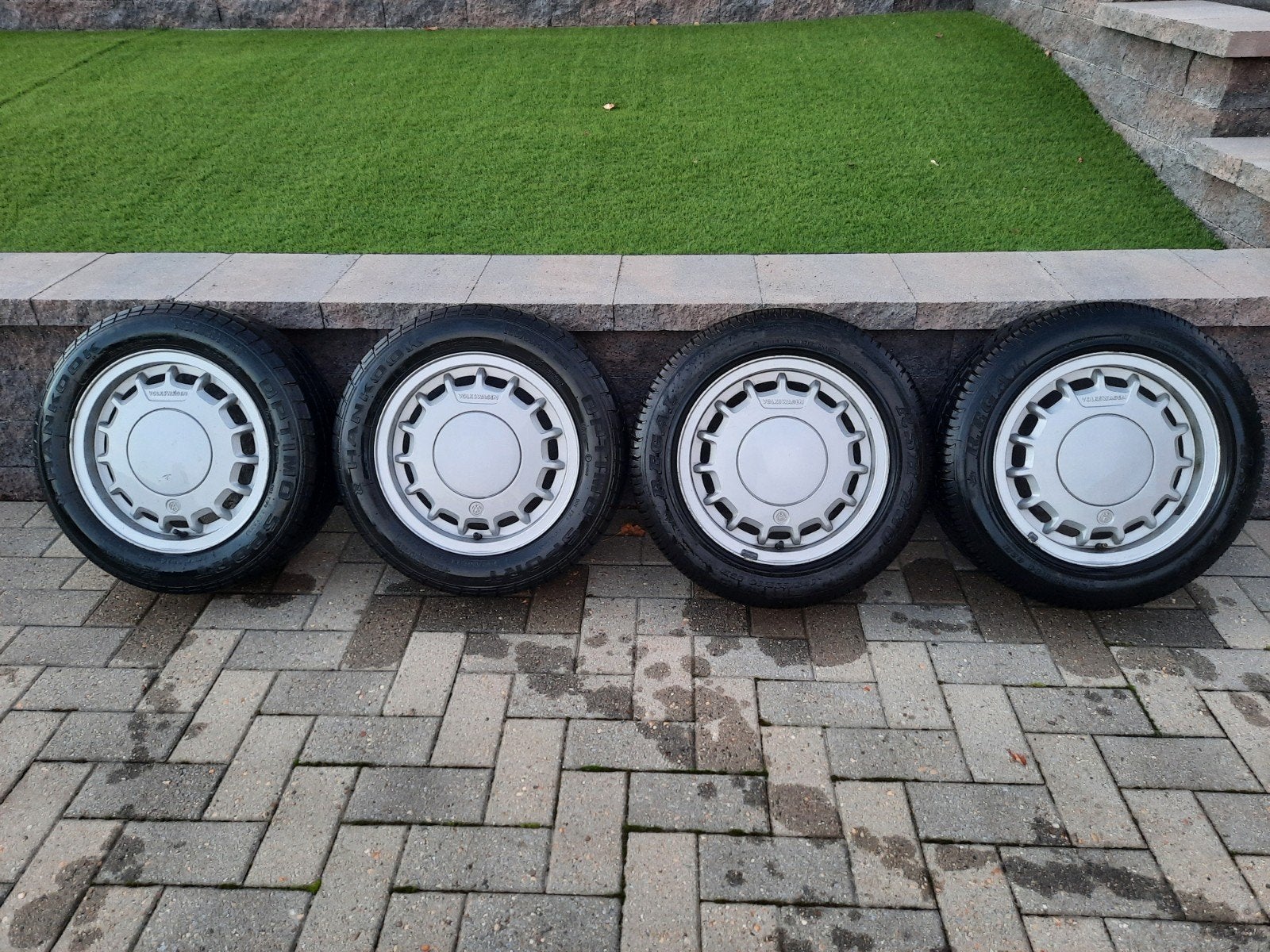 Unieke set originele Volkswagen Montreal velgen, Enlèvement, Pneus et Jantes
