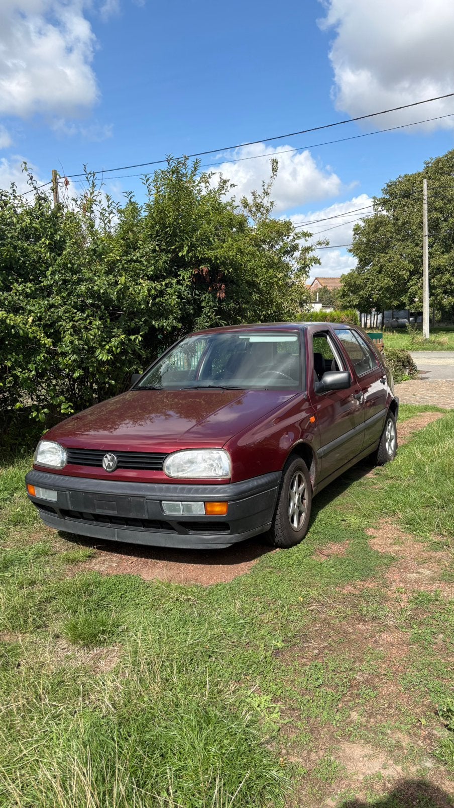 Échangez contre 125 Volkswagen Golf Mk 3 1992 ABS 1.4 125cc, Autos, Volkswagen, Rouge, Achat, Entreprise, Boîte manuelle