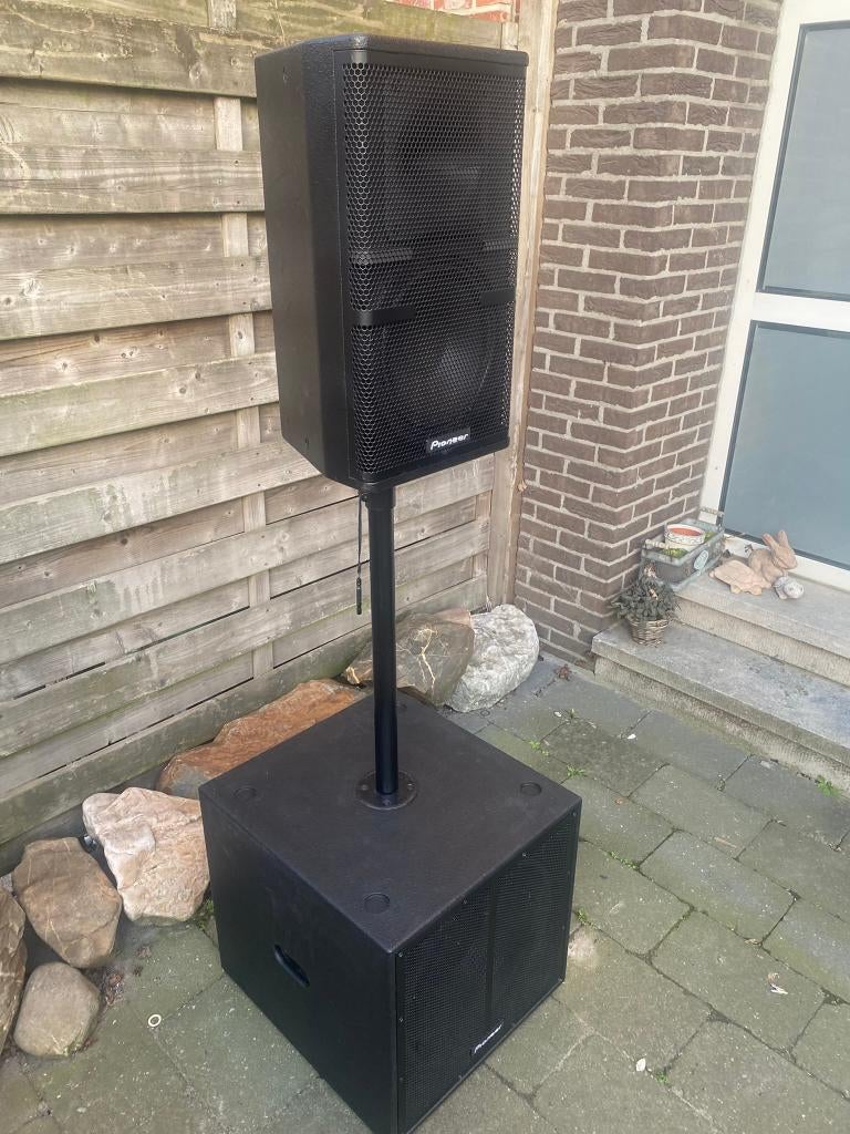 Pioneer Pro Audio speakers, Zo goed als nieuw, 120 watt of meer, Front, Rear of Stereo speakers, Ophalen