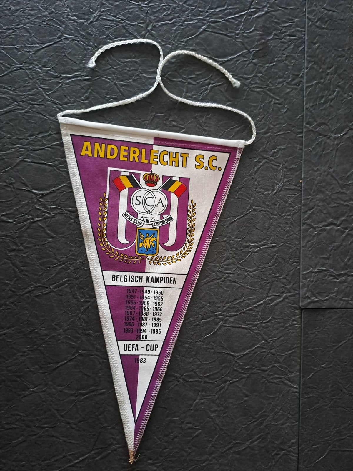Fanion du RSC Anderlecht 2000, Collections, Enlèvement ou Envoi