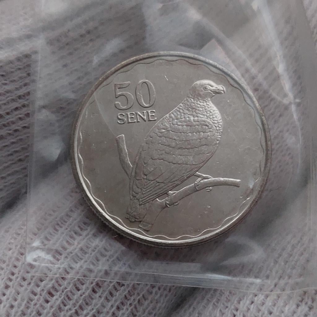 Munt / Samoa / 50 Sene / 2011 / FDC - UNC, Postzegels en Munten, Munten | Amerika, Ophalen of Verzenden, Zuid-Amerika, Losse munt