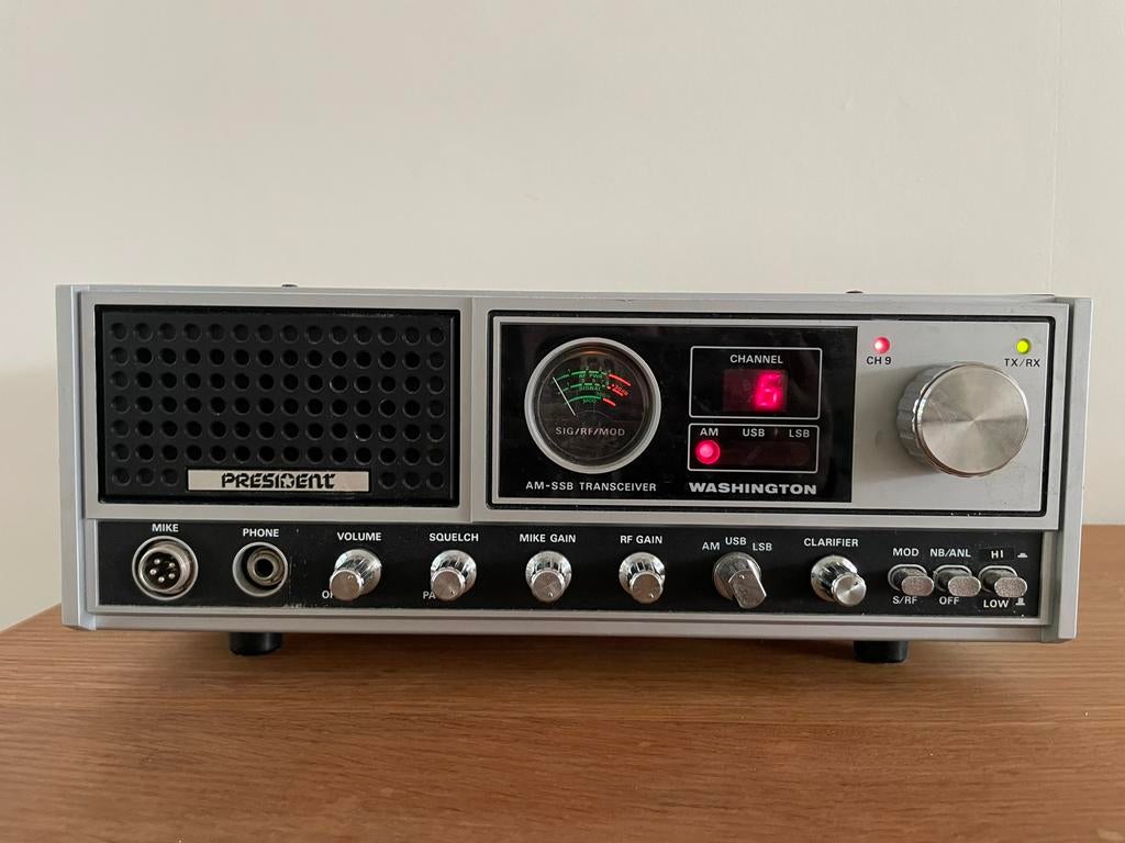 radio CB de collection modèle President Washington, Telecommunicatie, Ophalen of Verzenden, Zo goed als nieuw