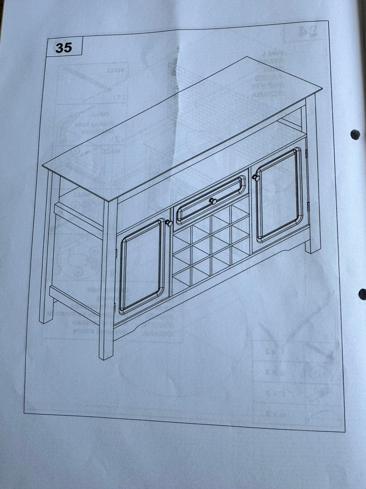 Dressoir blanc, Ophalen, Zo goed als nieuw
