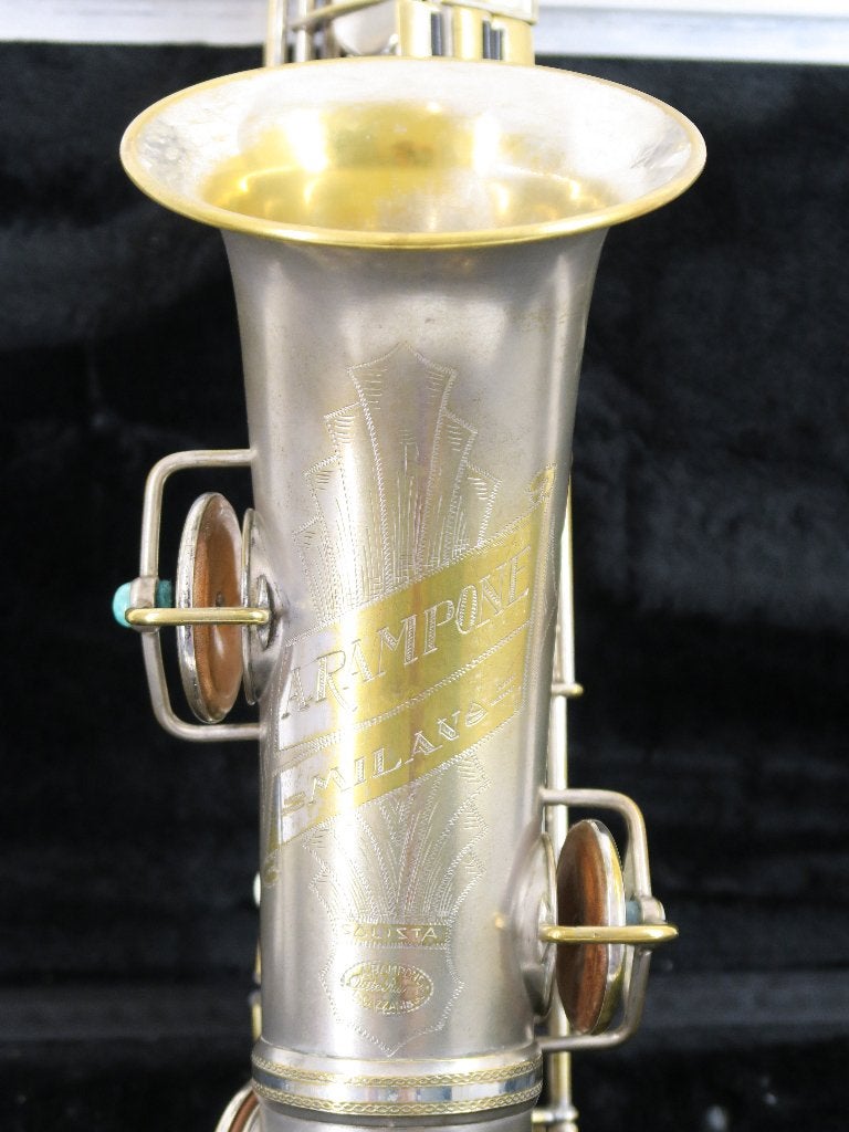 Saxophone alto Rampone Cazzani, unique, Musique & Instruments, Enlèvement ou Envoi, Comme neuf, Alto, Avec valise
