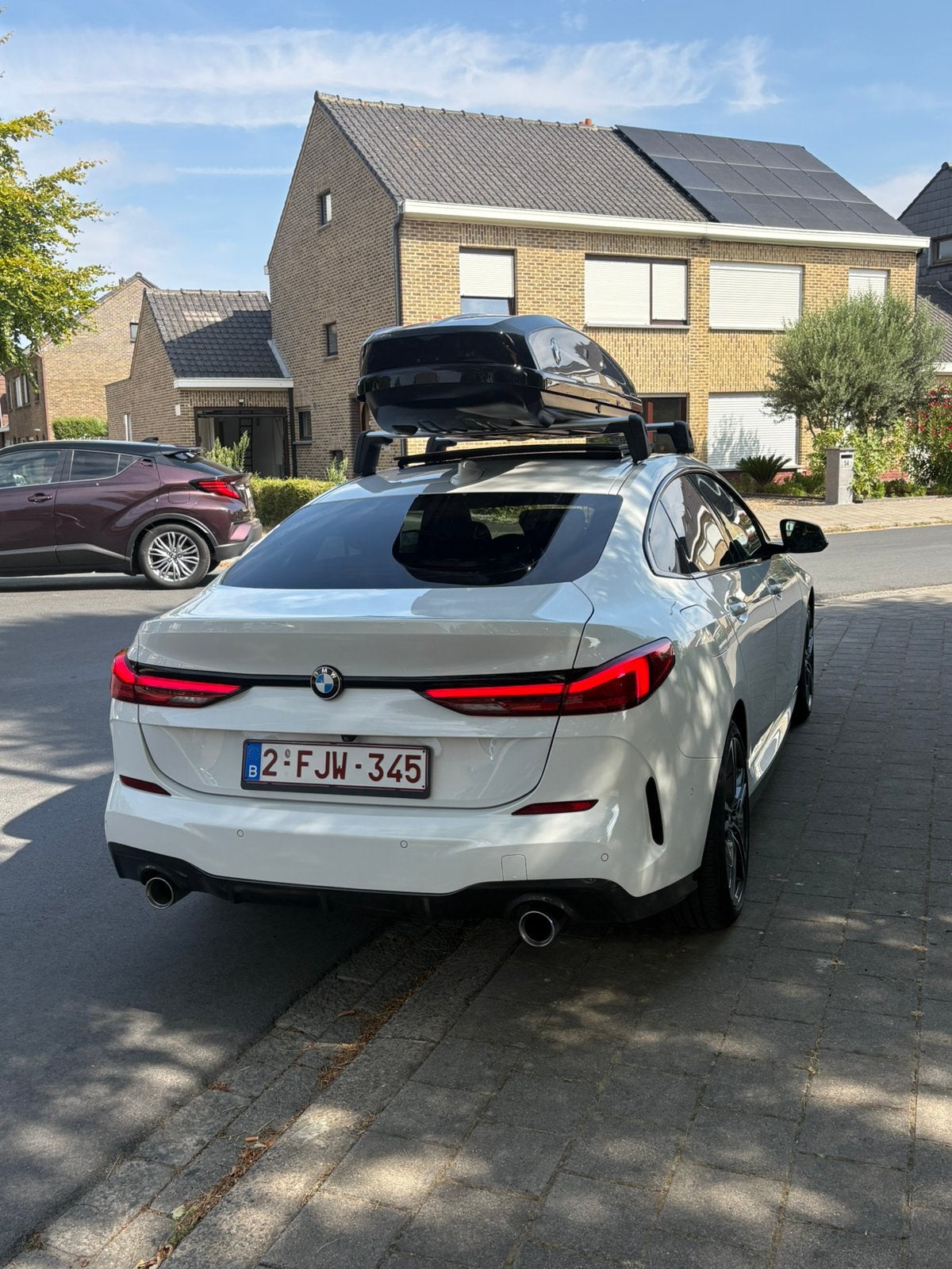 BMW 220d Gran Coupé M Sport | 2020 | 75.357 km | Full Option, Auto's, BMW, Automaat, Wit, Leder, Bruin
