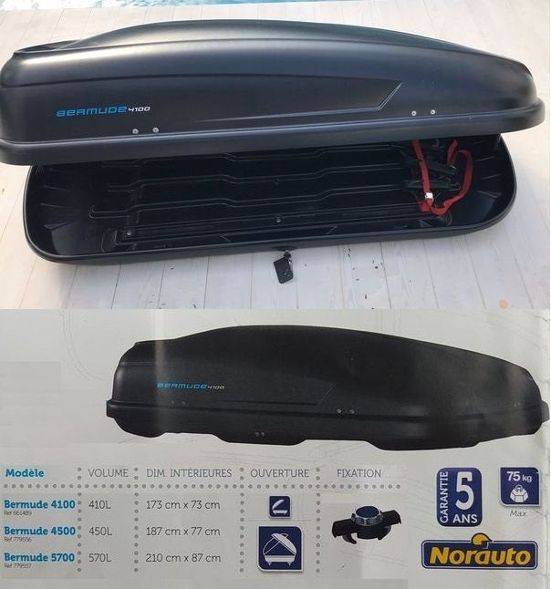 Coffre de toit à louer 410L / 450L / 570L, Auto diversen, Dakkoffers, Zo goed als nieuw, Ophalen