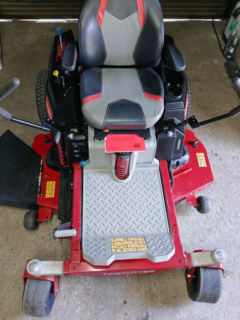 Toro MR5075T zero turn, Ophalen