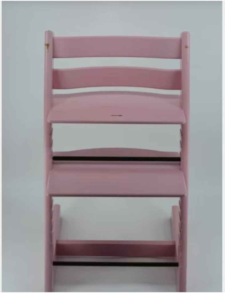 roze/ paars stokke trip trap, Kinderen en Baby's, Kinderstoelen, Ophalen, Gebruikt