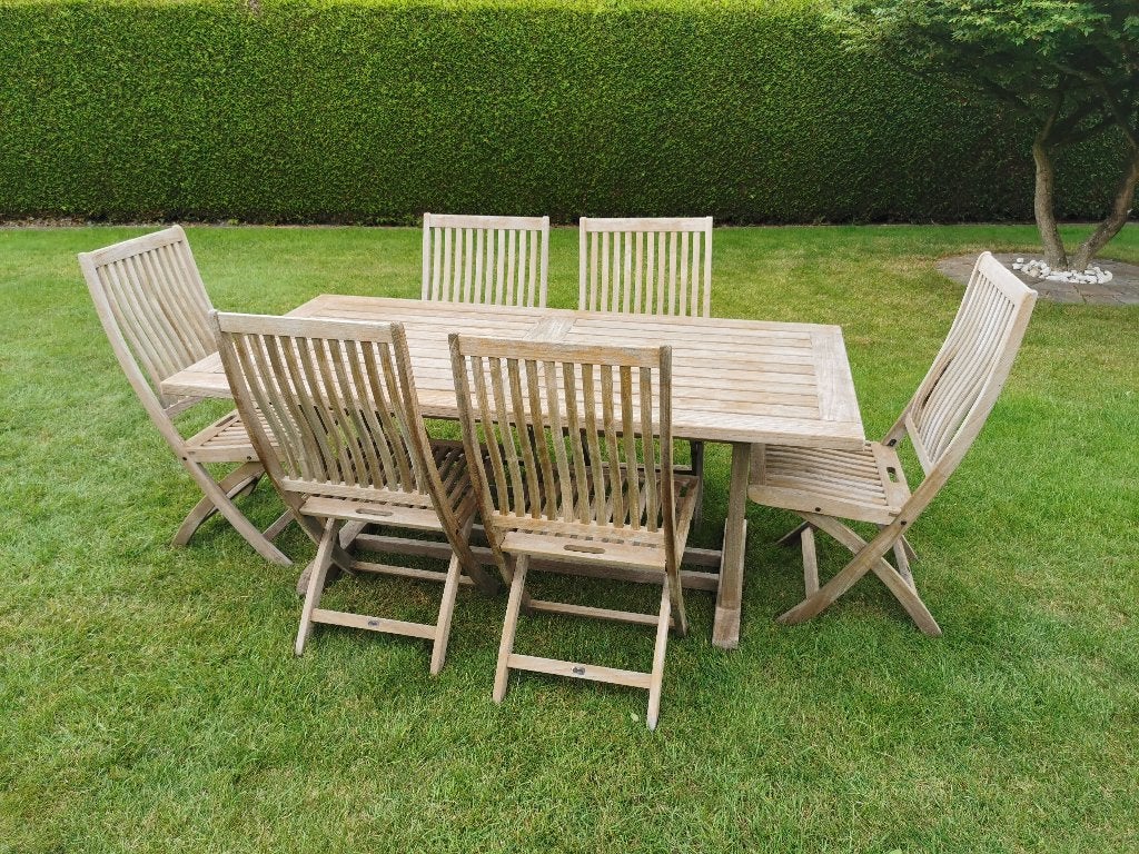 "Gloster" teak tuinset, Enlèvement, Utilisé, Bois de teck, Salons de jardin