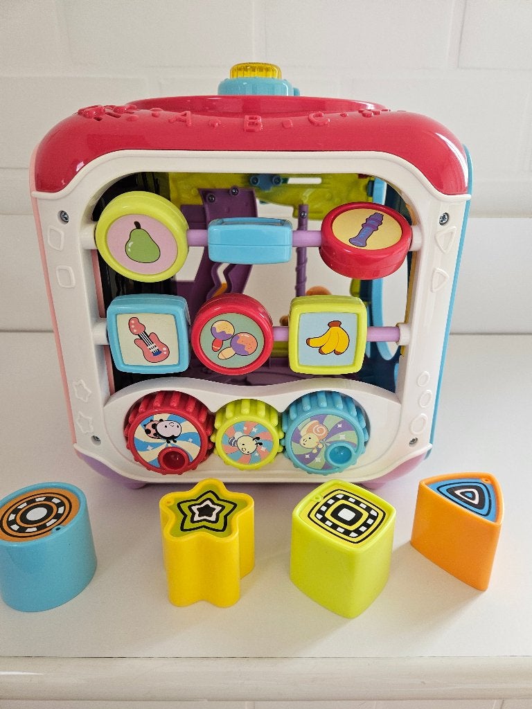 Activiteiten kubus Vtech, Ophalen, Zo goed als nieuw, 6 maanden tot 2 jaar