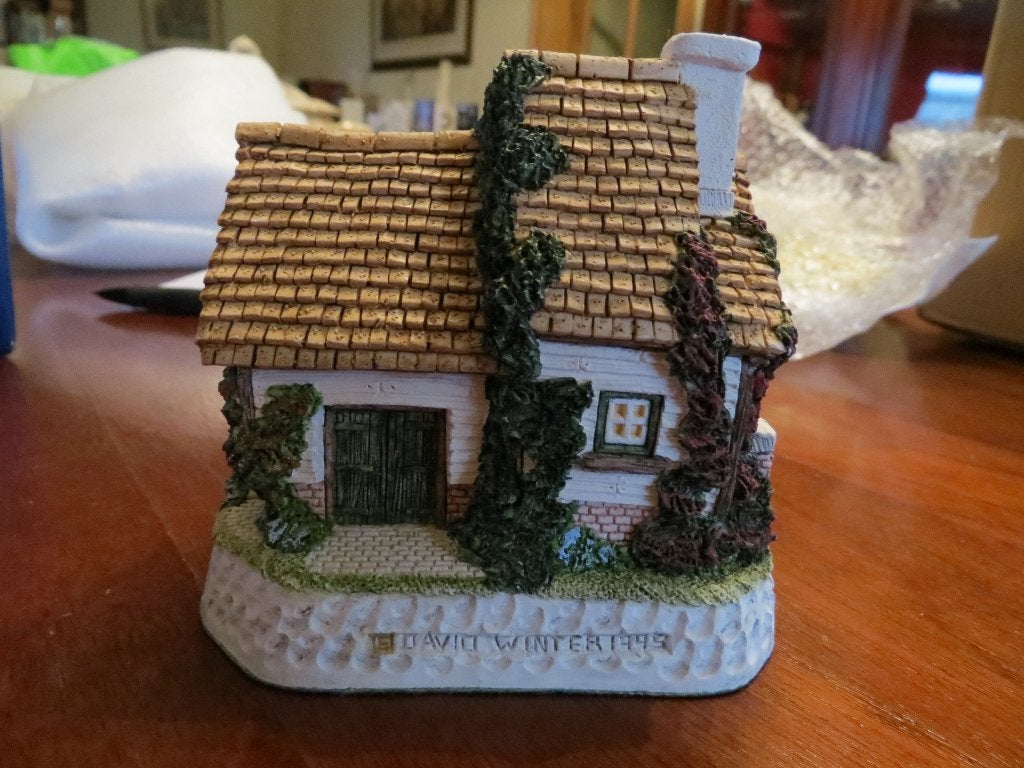 miniatuur MODEL DAIRY - David Winter Cottages, Verzamelen, Ophalen of Verzenden, Zo goed als nieuw, Overige typen