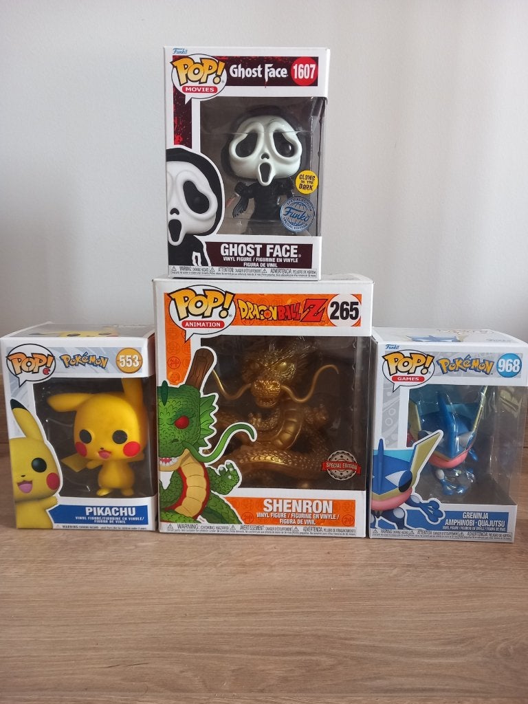 Lot de 4 Funko Pop (2 éditions limitées), Collections, Enlèvement, Neuf, Fantasy