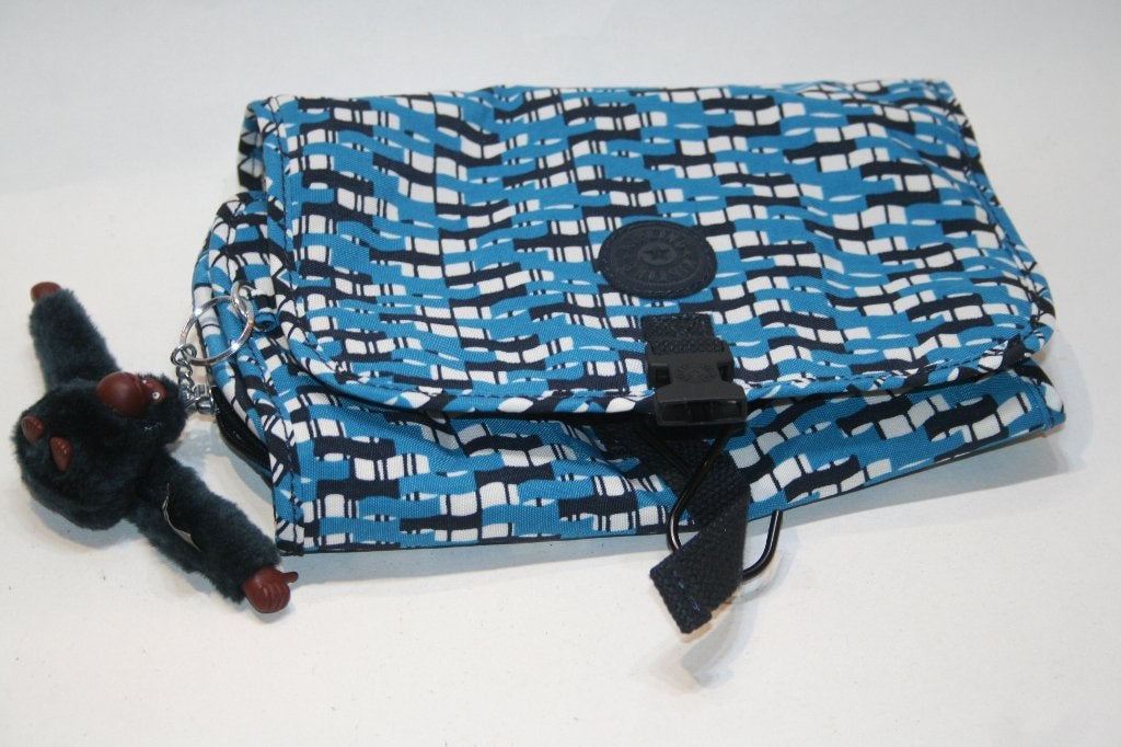 Kipling K13090 Kit trousse de toilette Flax moon stripes New, Envoi, Neuf, Bleu