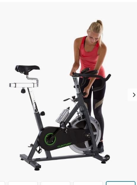 tunturi spinning bike, Sport en Fitness, Ophalen, Spinningfiets, Zo goed als nieuw, Metaal