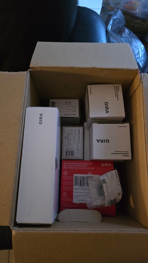 Lot materiel electrique et domotique KNX Gira - neuf, Bricolage & Construction, Enlèvement, Neuf, Gira, Relais