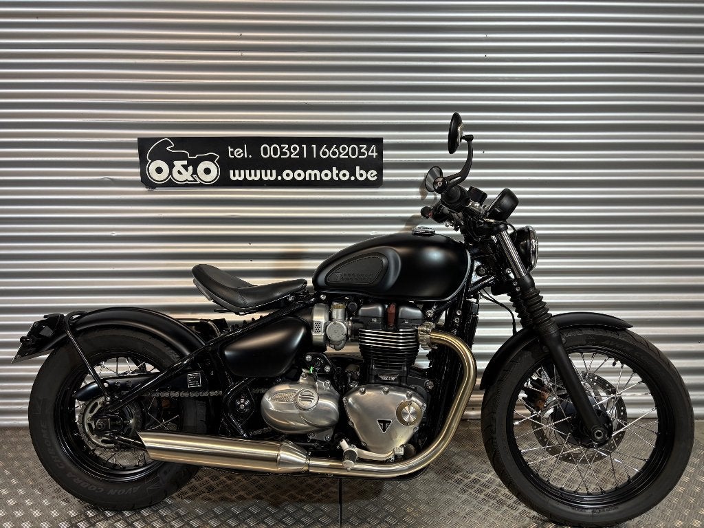 Triumph Bobber 1200 Bonneville ABS + Garantie + Onderhoud!, 2 cilinders, Occasion, Bedrijf, Meer dan 35 kW