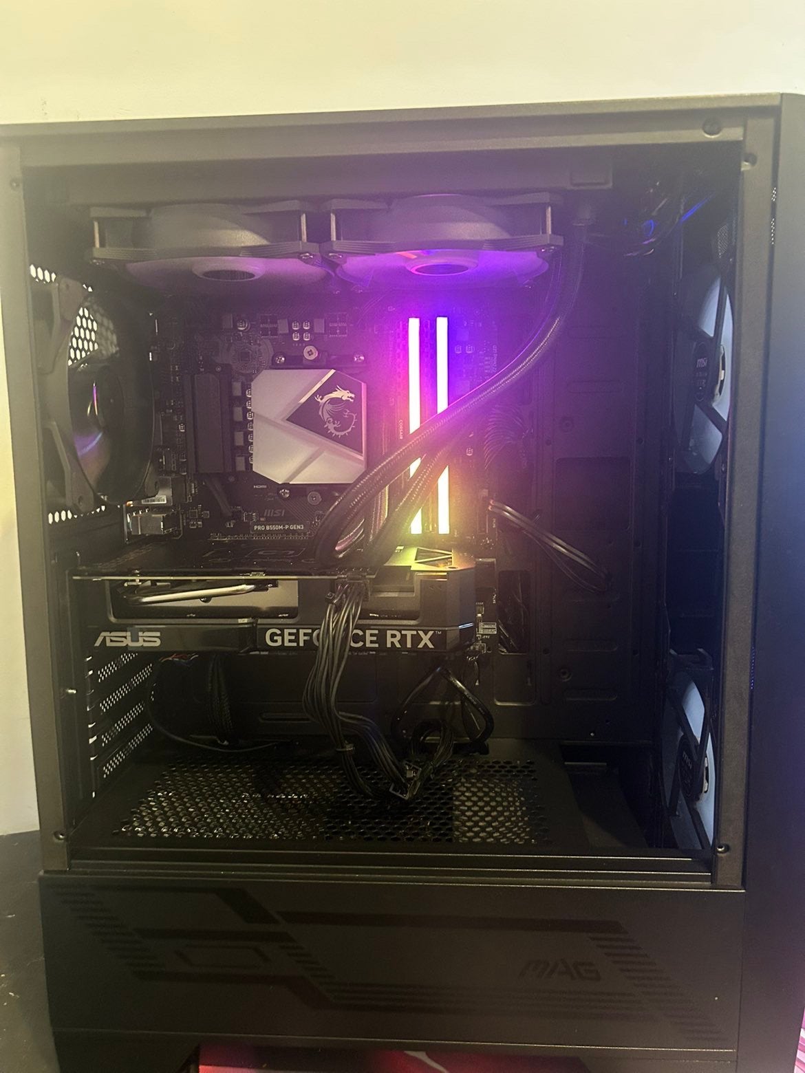 Pc gamer+ecran gaming, Informatique & Logiciels, Ordinateurs de bureau, Utilisé, 3 à 4 Ghz, HDD, SSD, 32 GB, Avec moniteur, Gaming