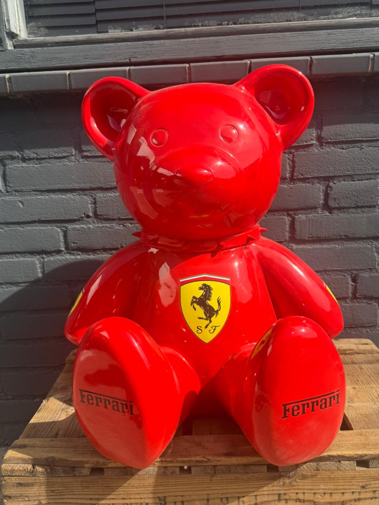 Grote Ferrari reclame beer beeld, Verzamelen, Ophalen, Zo goed als nieuw, Reclamebord