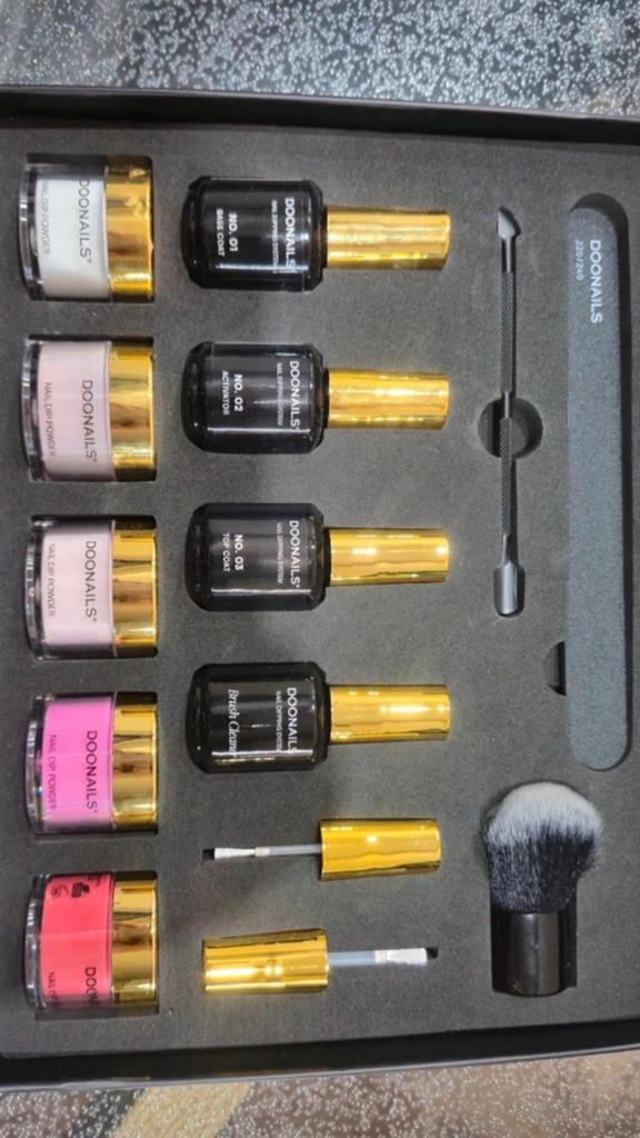 Kit complet dipping powder, Handtassen en Accessoires, Uiterlijk | Lichaamsverzorging, Ophalen, Nieuw, Overige typen