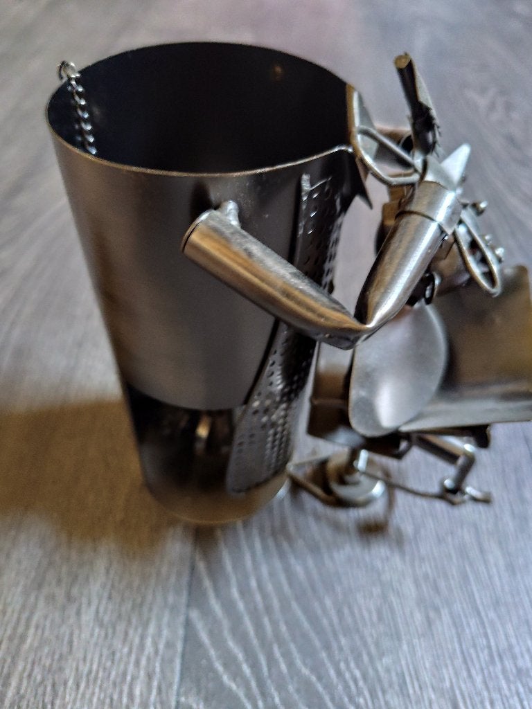 metalen wijnfleshouder, Ophalen, Nieuw, Metaal