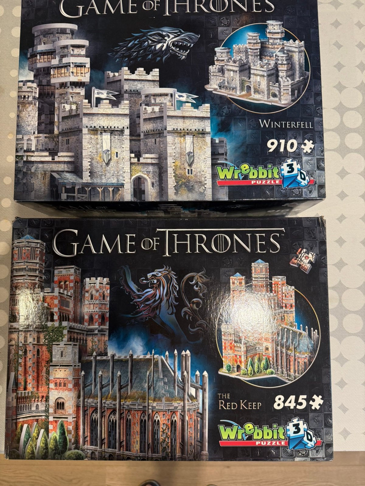3D puzzels Game of Thrones, Hobby en Vrije tijd, Ophalen, Gebruikt