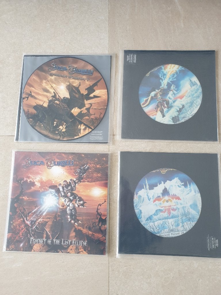 Luca Turilli picture discs, LP, Heavy metal, Ophalen of Verzenden, Zo goed als nieuw