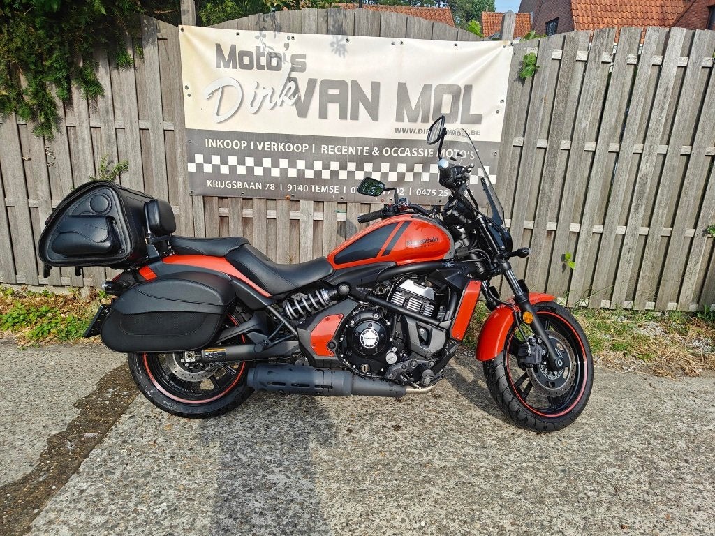 kawasaki vulcan 650s bj 2018 zeer goede staat + opties, Permis Moto A, Entreprise, Occasion, Plus de 35 kW