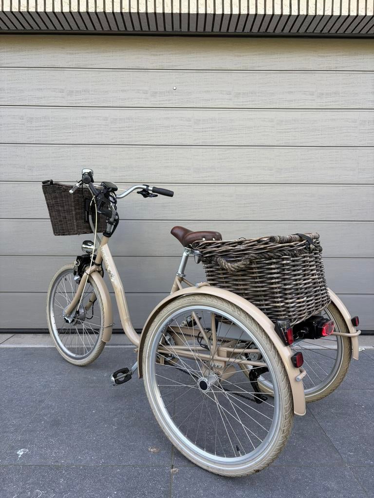 Tri-Bike elektrische driewieler Papillon - nieuwstaat !!, Ophalen of Verzenden, Zo goed als nieuw