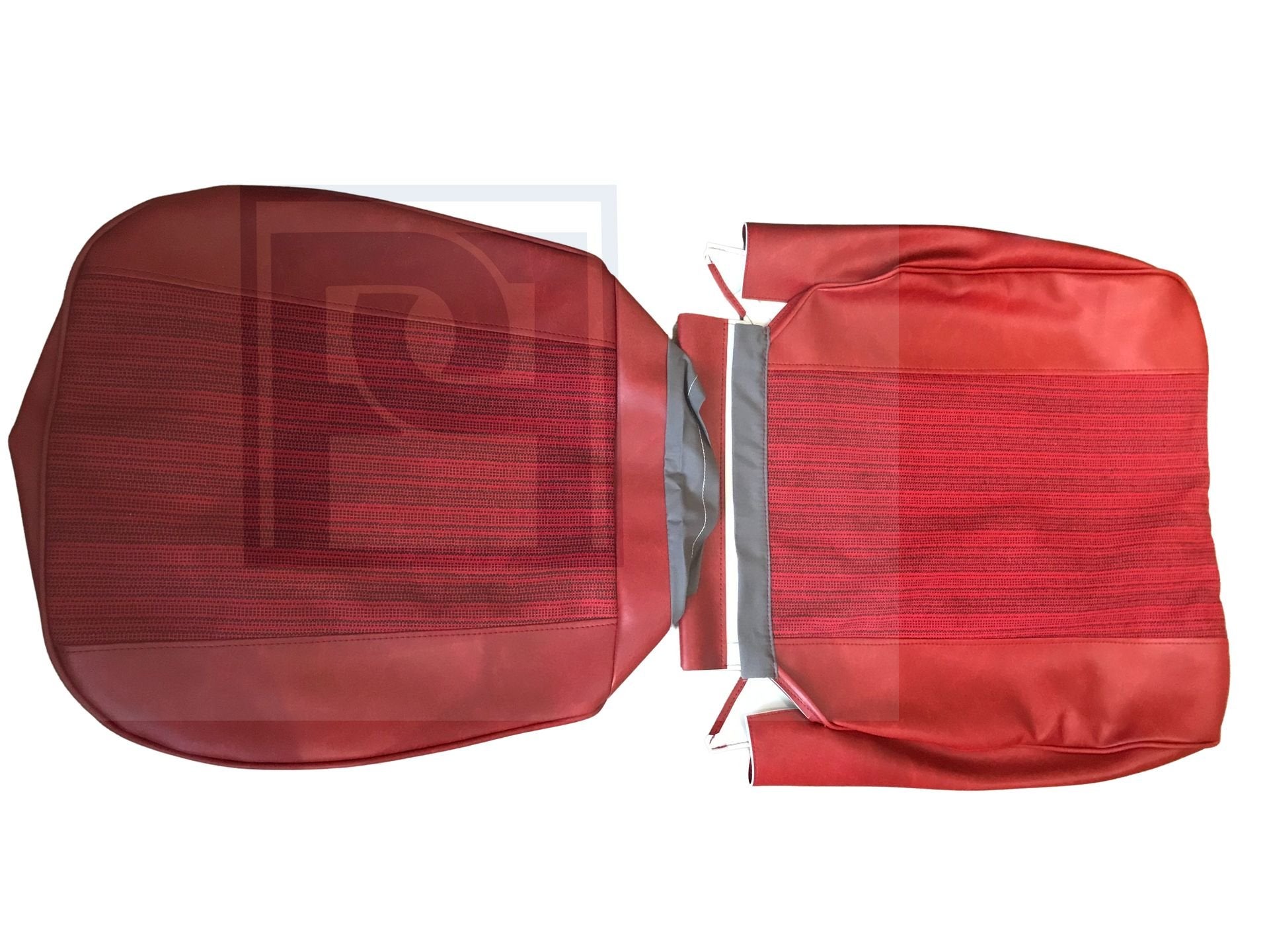 Volvo Bekleding Amazon stoelhoes rood vinyl-stof zitting+RUG, Auto-onderdelen, Ophalen of Verzenden, Nieuw, Volvo