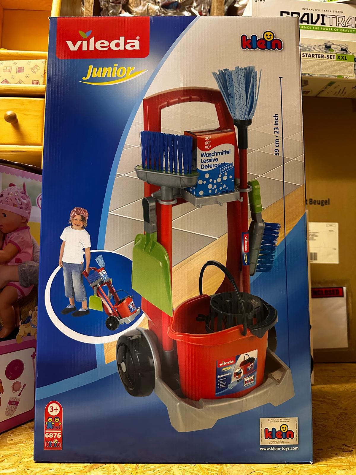 Vileda kleine schoonmaaktrolley, Ophalen, Zo goed als nieuw