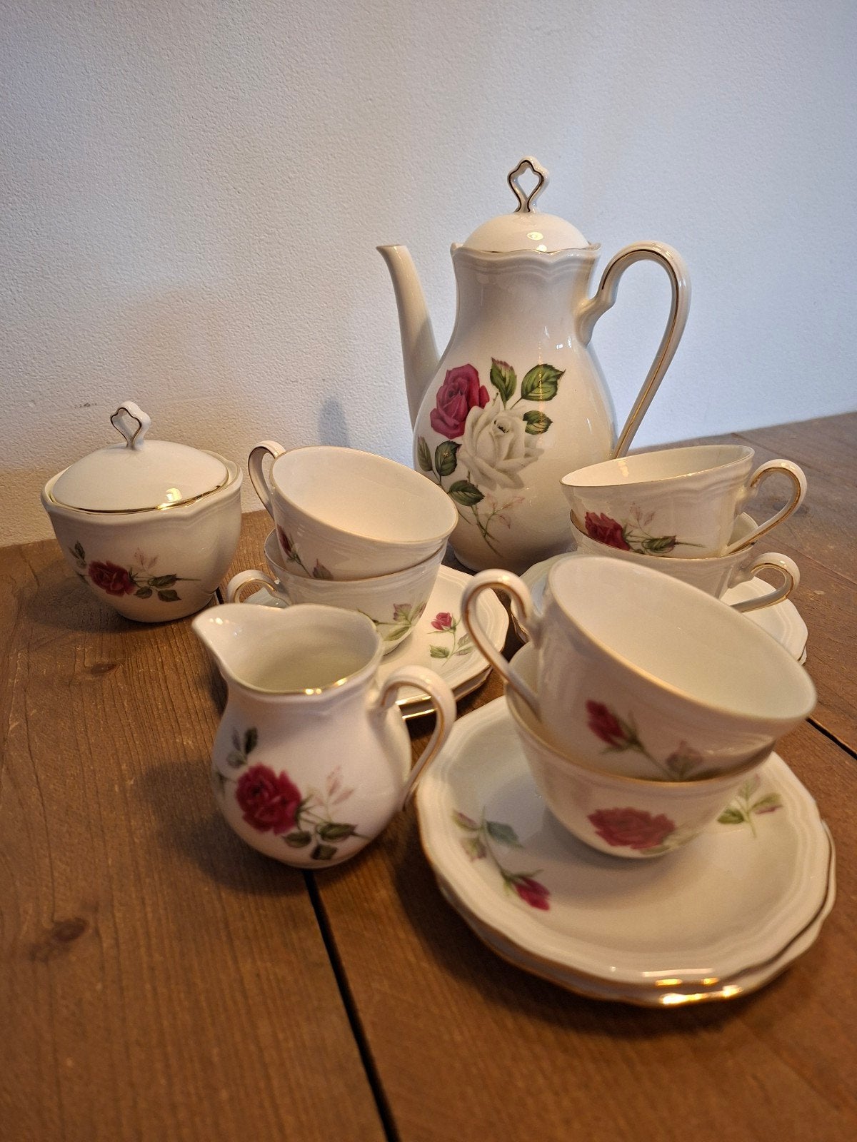 Marie Luise Seltmann Weiden Bavaria Koffieservies, Antiek en Kunst, Ophalen of Verzenden