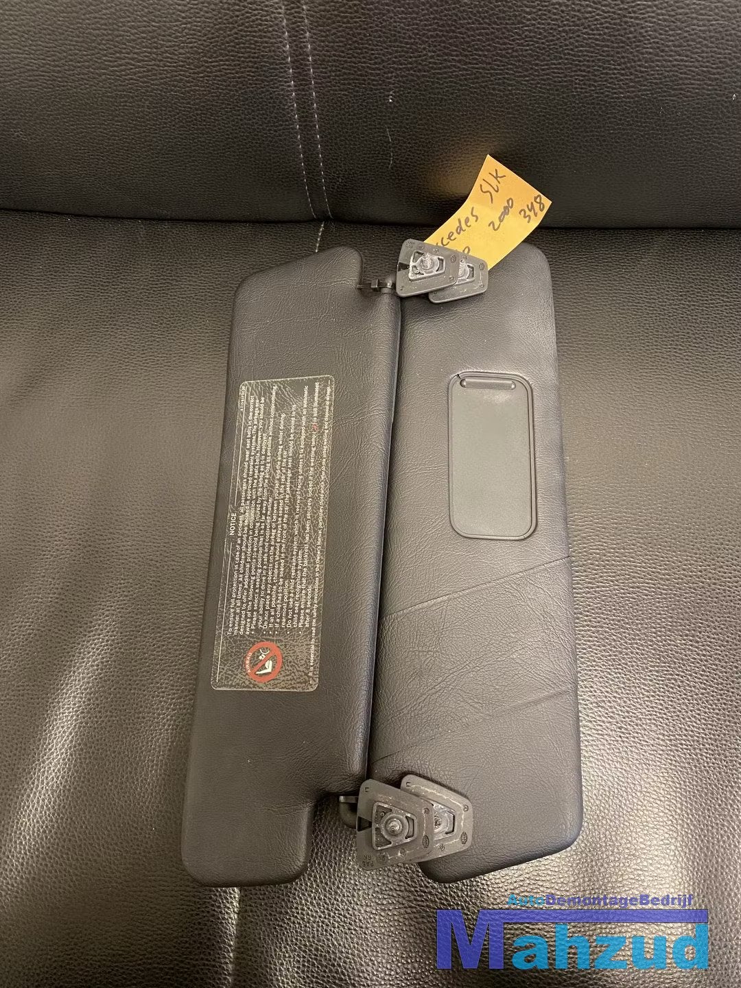 Mercedes SLK R170 zwart leer leder zonnescherm set links rec, Gebruikt, Mercedes-Benz AG, Mercedes-Benz, Mercedesstrasse 120
70372  Stuttgart, DE
