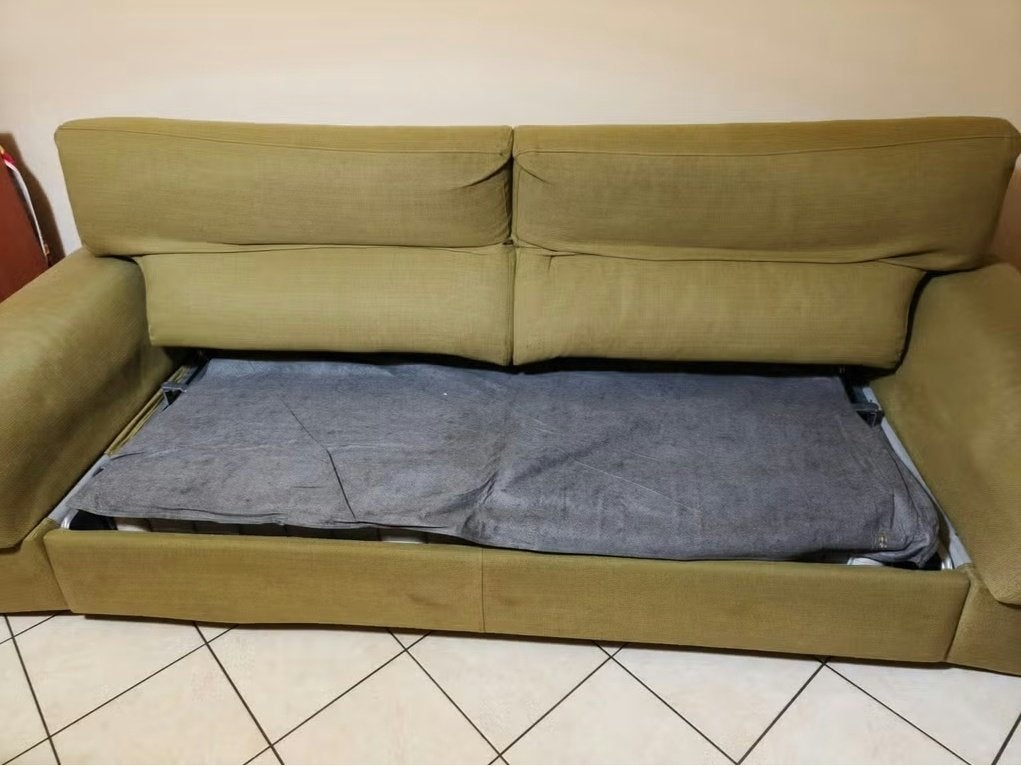 slaapbank, Ophalen, 250 tot 300 cm, Gebruikt, Driepersoons