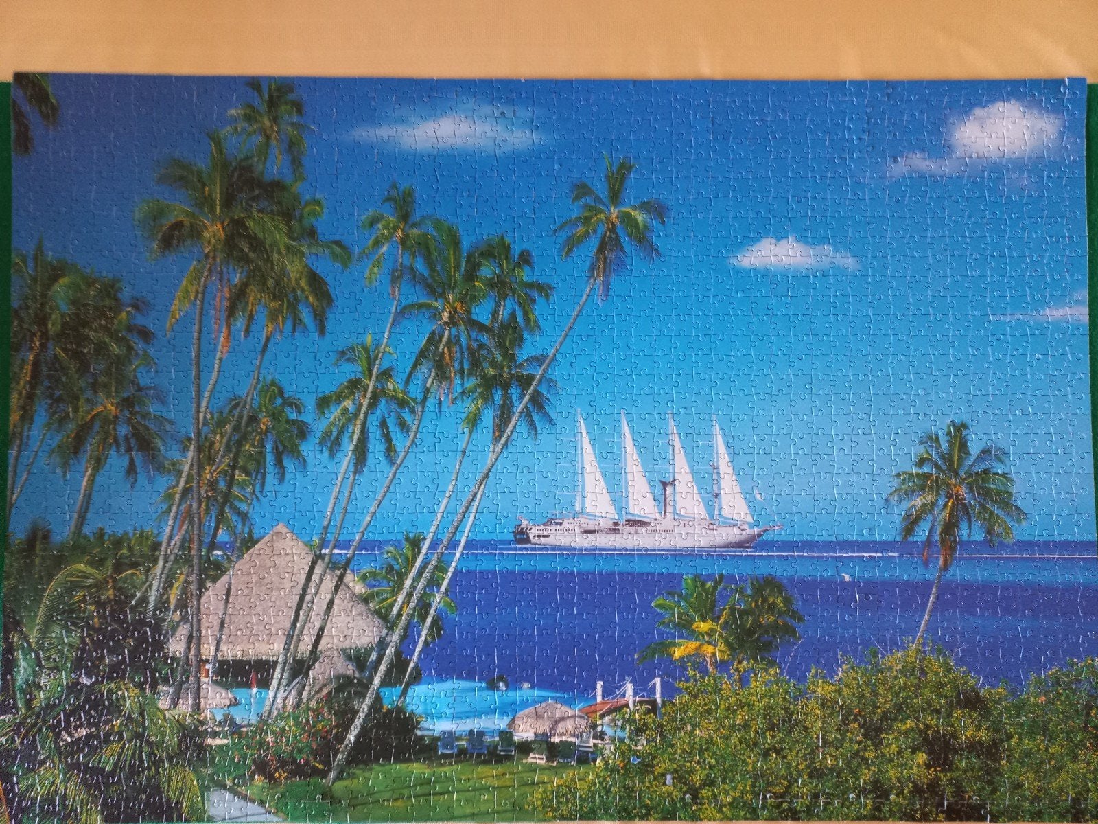 Puzzel 2000 stukjes, Ophalen