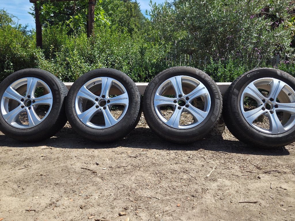 Wielset 17 inch Michelin Alpin 5, Auto-onderdelen, Banden en Velgen, Ophalen, Velg(en), 17 inch, Winterbanden