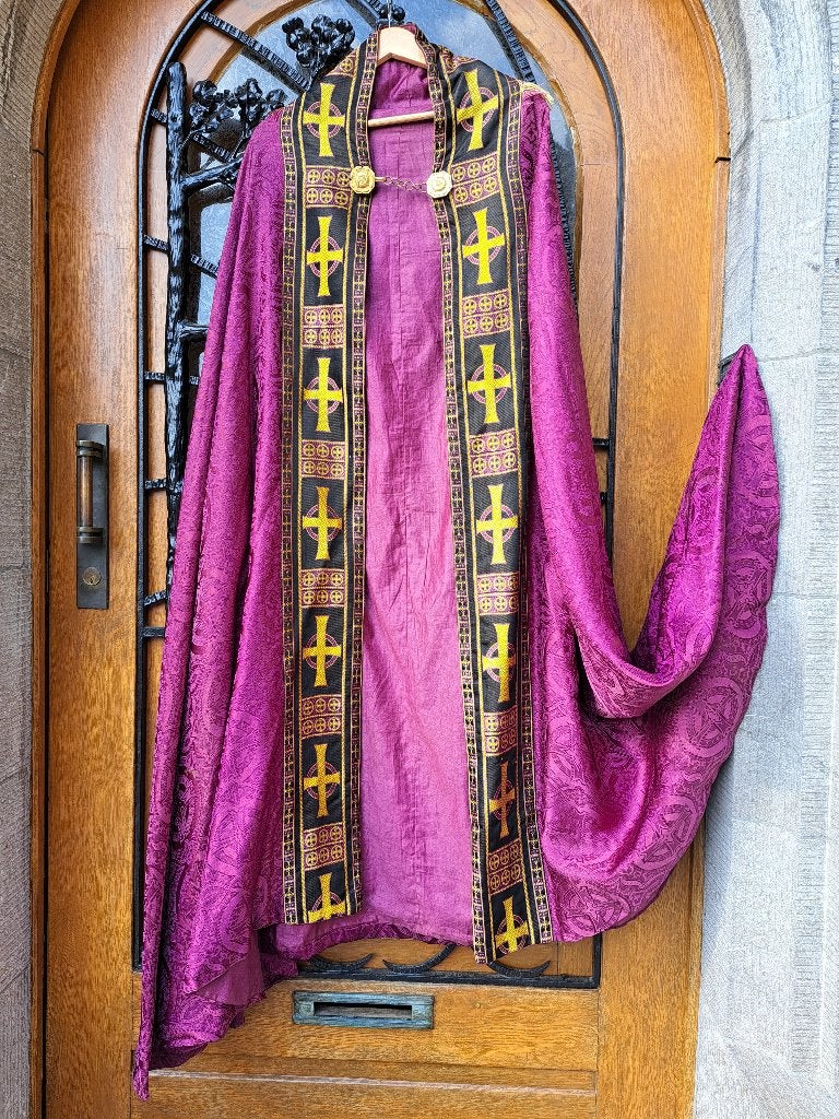 antiek vintage Priester Kleding Chasuble Kazuifel Stola, Ophalen