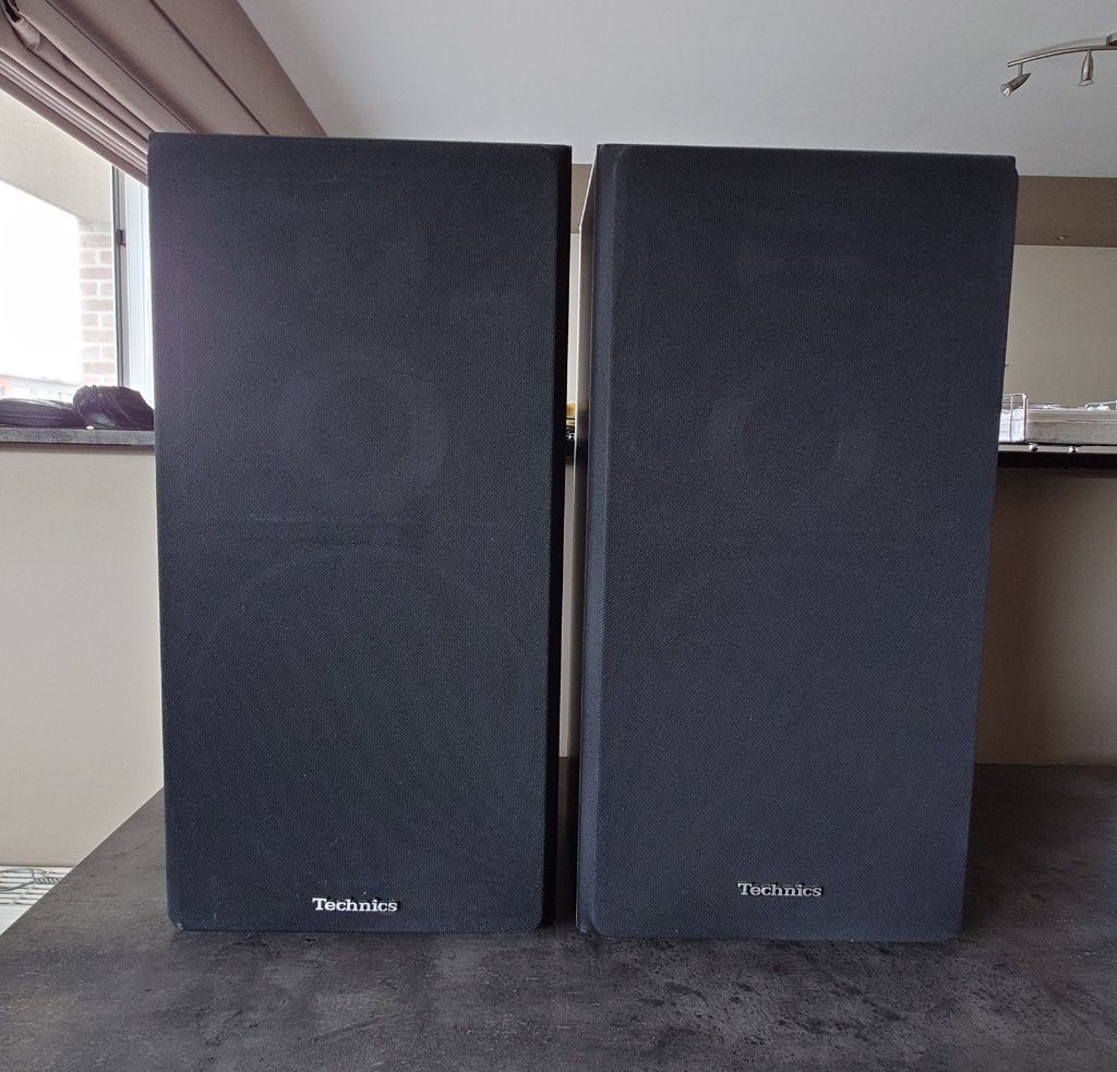 Ensemble de haut-parleurs Technics (vintage, 3 voies), Enlèvement, Utilisé, 60 à 120 watts, Enceinte colonne