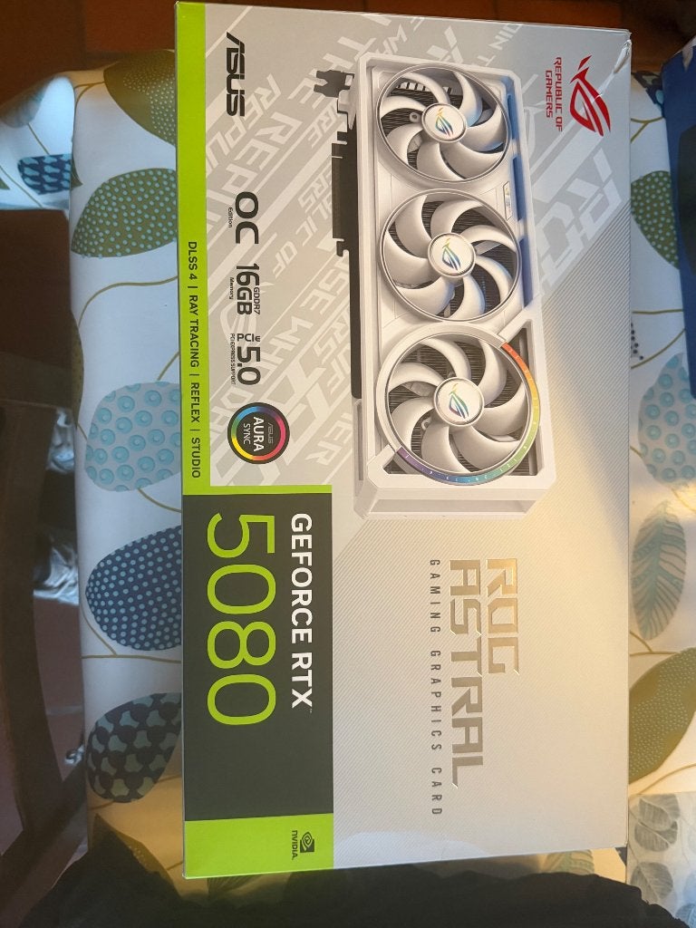 Rtx 5080 rog astral, Neuf, Enlèvement, PCI, Nvidia