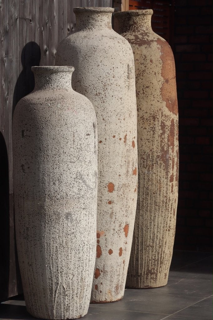 Monumentale handgemaakte Terracotta vazen, Enlèvement ou Envoi