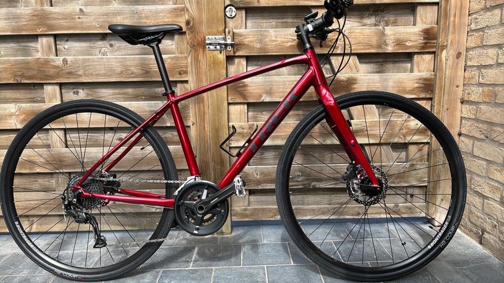 Trek FX 3 fitnessbike rood M, Vélos & Vélomoteurs, Enlèvement, Comme neuf