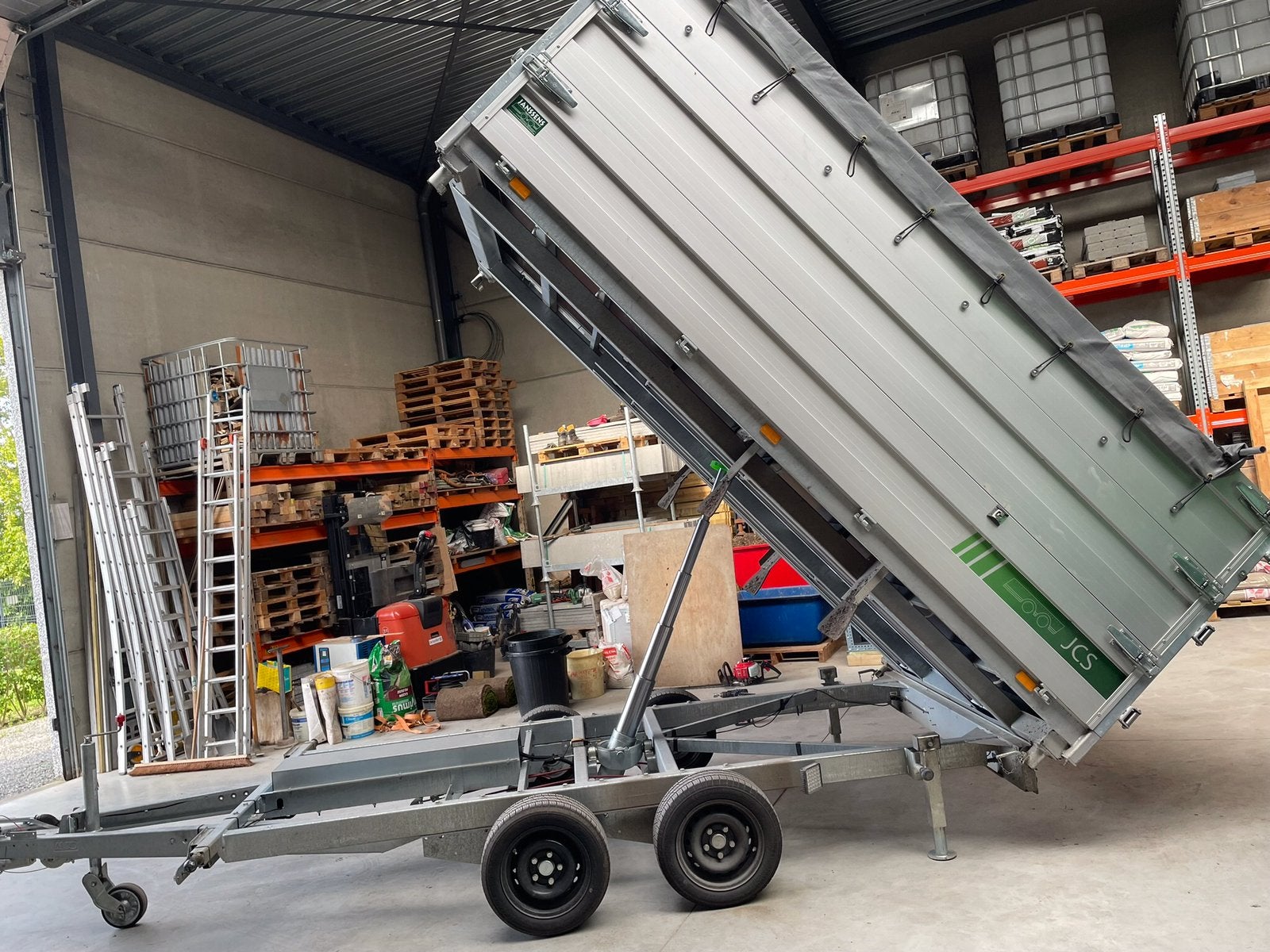 Jcs driekantskipper, Auto diversen, Aanhangers en Bagagewagens, Ophalen, Zo goed als nieuw