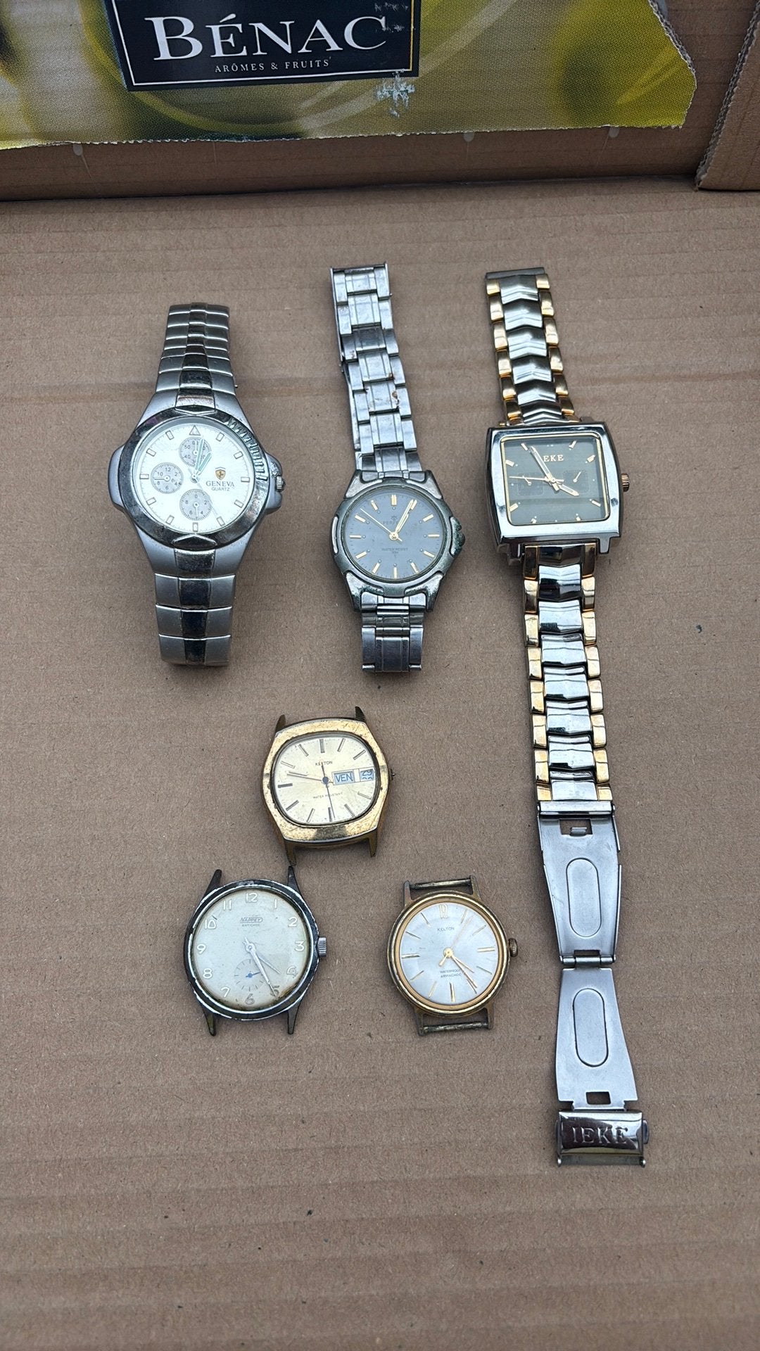 Lot de montres, Bijoux, Sacs & Beauté, Montre-bracelet, Autres marques, Enlèvement ou Envoi, Acier